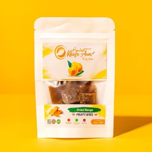 Khaso Aam Mango Langra Flavor 40 Gram, 100% Natural Dried Mango Fruit Candy | Premium Mango Fruit Bar, Aam Papad Mango Candy Toffee Mango Pulp Jelly